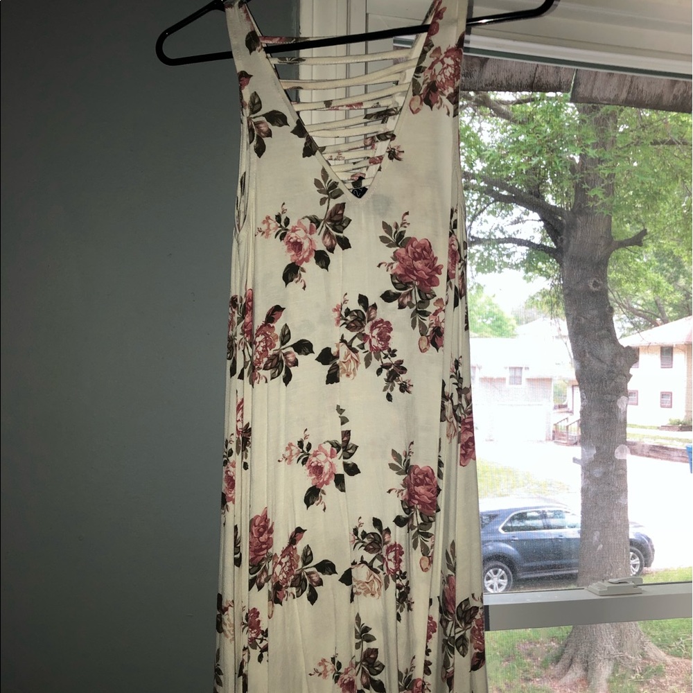 Floral print dress